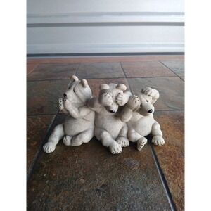 QUARRY CRITTERS 3 BEARS SEE, HEAR, SPEAK NO EVIL